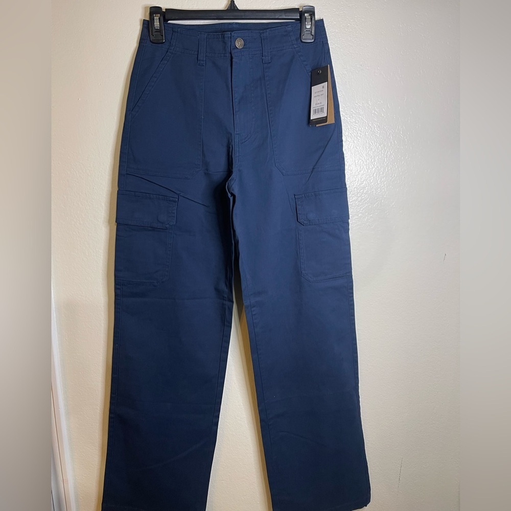 Frye Pants Women's navy  Cargo Relaxed Hiking Outdoors Nature Naturalist 2